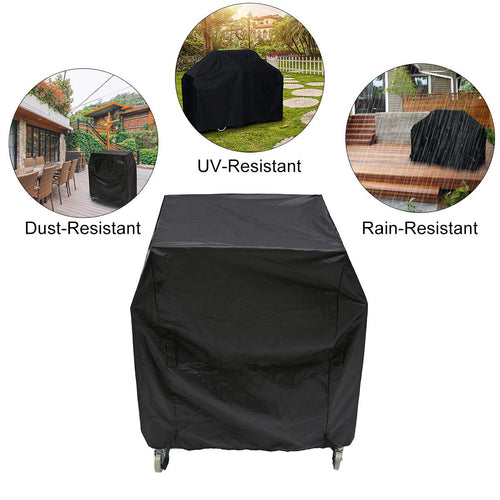 Essort Copertura Impermeabile per 80x66x100cm Cover barbecue, Nero - Ilgrandebazar