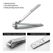 Carica l&#39;immagine nel visualizzatore di Gallery, 18PCS Tagliaunghie Set, Tencoz Kit Cura Unghie Donna Manicure e Black 18 - Ilgrandebazar