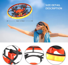 Carica l&#39;immagine nel visualizzatore di Gallery, Mini Drone per Bambini, Giocattoli Bambini Elicottero Telecomandato Aereo RC con Luci LED Gadget Compleanno Natale Regali Ragazzi Ragazze 8 9 10 11 12 Anni Giochi da Giardino Interno Esterno (ARANCIA)