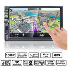 Carica l&#39;immagine nel visualizzatore di Gallery, Autoradio GPS Navigation, HALUM Wince 7&#39;&#39; 1080P Touchscreen 2 DIN, 2din - Ilgrandebazar