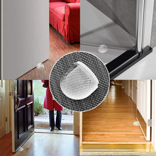 Carica l&#39;immagine nel visualizzatore di Gallery, HAUSPROFI Fermaporta Trasparente a Pavimento con Adesivo 4pz. 4 Pezzi - Ilgrandebazar