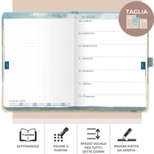Carica l&#39;immagine nel visualizzatore di Gallery, Agenda 2024 Everyday di Boxclever Press. Agenda settimanale 2024 12 mesi da Gen - Dic 24. Agenda 2024 settimanale con pagine note a puntini. Planner settimanale 2024 leggera 17 x 12,5 cm