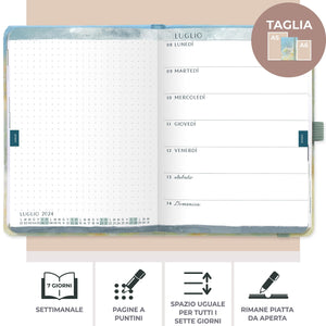Agenda 2024 Everyday di Boxclever Press. Agenda settimanale 2024 12 mesi da Gen - Dic 24. Agenda 2024 settimanale con pagine note a puntini. Planner settimanale 2024 leggera 17 x 12,5 cm