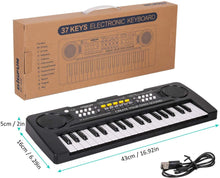 Carica l&#39;immagine nel visualizzatore di Gallery, Shayson 37 Tasti Tastiera Elettronica Tastiera Portatile Pianola Multifunzione Mini Tastiera Music Giocattolo educativo per Bambini Regalo
