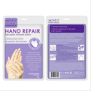 3 Paia Di Guanti Idratanti Maschera Per Le Mani Contengono Olio Oliva +... - Ilgrandebazar