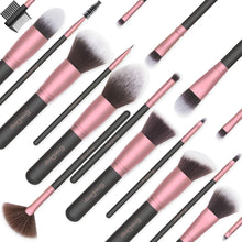 Carica l&#39;immagine nel visualizzatore di Gallery, Pennelli Make Up EmaxDesign Set di 18 per il Trucco Professionali... - Ilgrandebazar