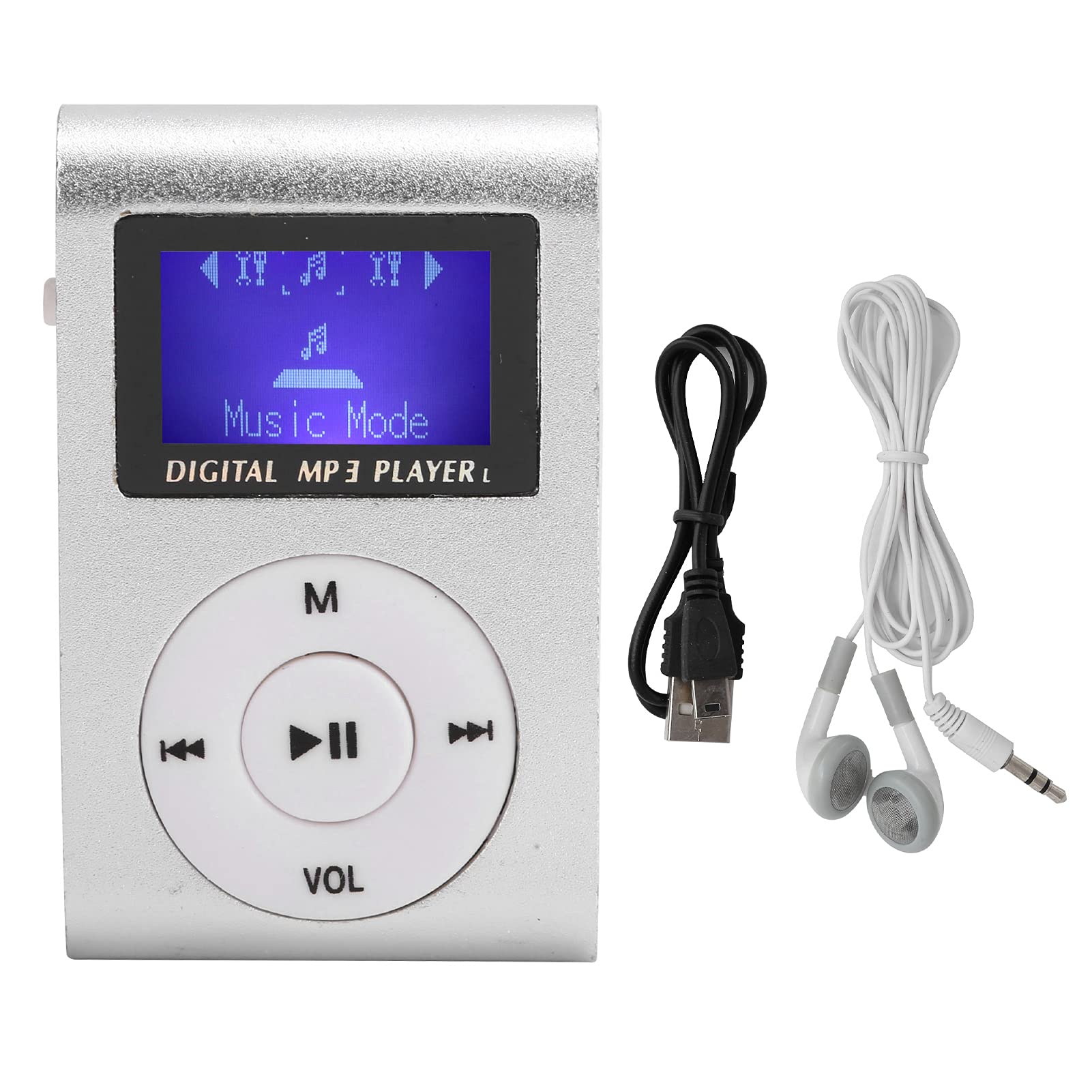 Lettore MP3 Portatile Per Bambini E Studenti, Nero, Con Batteria A Lunga Durata, Supporto Schede Fino A 64GB. Audio Senza Perdite, Compatto E Leggero.