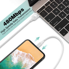 Carica l'immagine nel visualizzatore di Gallery, Aioneus Cavo iPhone 1.8M Ricarica Caricabatterie iPhone Certificato MFi Lungo Cavo Lightning, Carica Rapida Caricatore per iPhone 14 13 12 Pro Max Mini 11 SE 2020 X XS XR 8 Plus 7 6s 6 5 5s 5c iPad