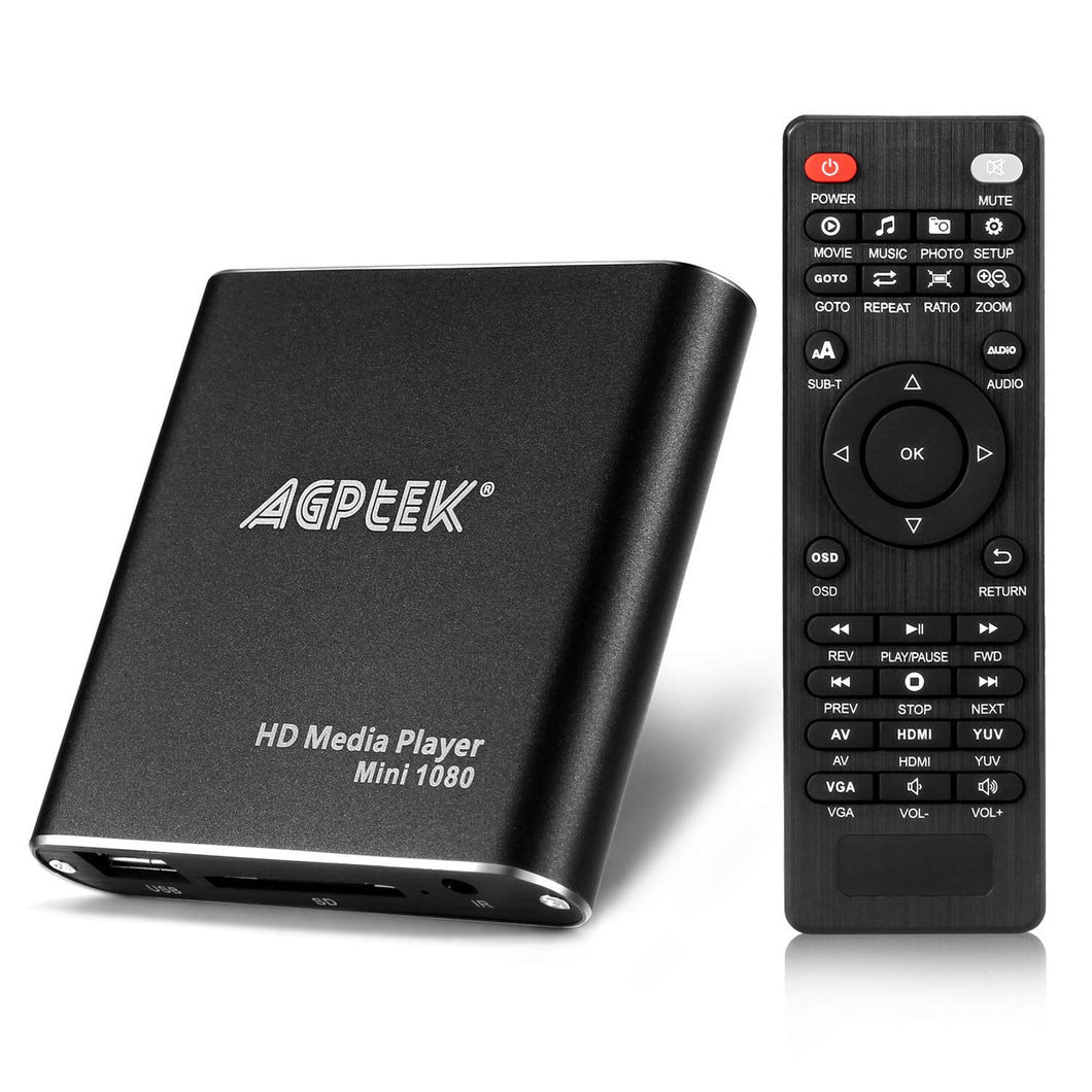AGPTEK MKV media player 1080P HD Digital Media Player - MKV/RM - NC-HA0053B - Ilgrandebazar