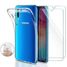 Carica l&#39;immagine nel visualizzatore di Gallery, Younme Cover Compatibile con Samsung Galaxy A50 Custodia, Trasparente clear - Ilgrandebazar