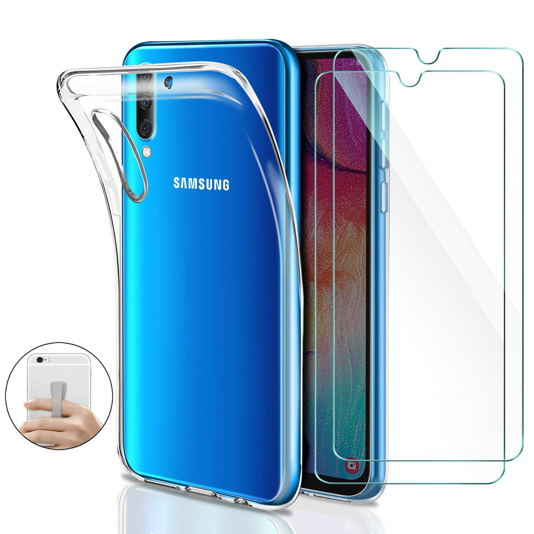 Younme Cover Compatibile con Samsung Galaxy A50 Custodia, Trasparente clear - Ilgrandebazar
