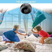 Carica l'immagine nel visualizzatore di Gallery, Registratore di telecamere di sorveglianza remota hot link 1080p HD, mini telecamera nascosta spia con visione notturna e visione remota, sicurezza domestica nascosta WiFi wireless