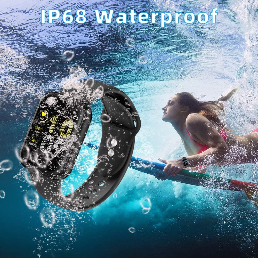 KUNGIX Smartwatch Orologio Fitness Trakcer Pressione Sanguigna