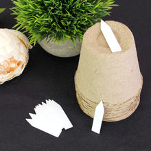 Carica l&#39;immagine nel visualizzatore di Gallery, DECARETA 100 Pezzi Vasi Biodegradabili Vasetti di Torba con 100 8 * 8cm - Ilgrandebazar