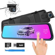 Carica l&#39;immagine nel visualizzatore di Gallery, Dash Cam Specchietto ThiEYE 10&quot; Touchscreen Telecamera per Auto Retrovisione...