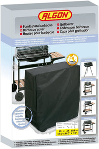 Rayen - AA237, Telo di Copertura per Barbecue Rettangolare, in PEVA, Colore: Nero, 80 x 47 x 84 cm