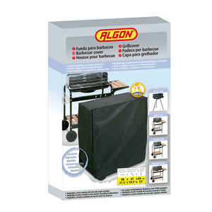 Rayen - AA237, Telo di Copertura per Barbecue Rettangolare, 80x47x84 cm, nero - Ilgrandebazar