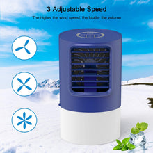 Carica l'immagine nel visualizzatore di Gallery, Condizionatore Portatile, TedGem Climatizzatore Portatile, Mini Condizionatore Portatile, 4 in 1 Aria Condizionata, Umidificatore, Ventilatore da Scrivania, 7 Luci LED, 3 Velocità per Casa e Ufficio