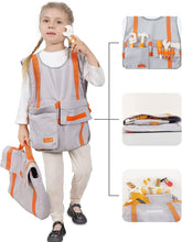 Carica l'immagine nel visualizzatore di Gallery, tumama Kit di attrezzi per bambini e bambini Giocattoli di costruzione Finta per bambini Martello Cacciavite Borsa per attrezzi fai da te Trapano Gioco di ruolo Ragazzi Ragazze Compleanno per 3 o più