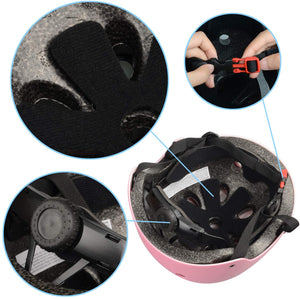 ValueTalks Protezione di Casco Bambini, Ginocchiere Gomitiere e Protezione Polso per Pattini a Rotella,Skateboard, Bicicletta, Hoverboard e Altri Sport Estremi