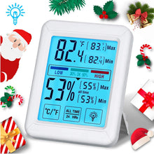 Carica l&#39;immagine nel visualizzatore di Gallery, Tvird Termometro Igrometro, Digitale Grande LCD 5 Pollici, Bianco - Ilgrandebazar