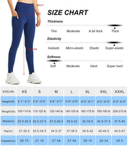 Carica l&#39;immagine nel visualizzatore di Gallery, Libin Leggings Termici da Donna Inverno Leggings con Fodera in Pile Resistente all&#39;Acqua Pantaloni Caldi Vita Alta Leggings da Trekking con Tasche, Nero, M