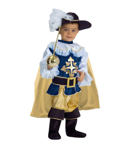 Ciao Moschettiere Costume Baby, Blu/Oro, 2-3 Anni Bambino - Ilgrandebazar
