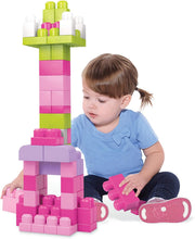 Carica l'immagine nel visualizzatore di Gallery, Mega- Sacca Ecologica Blocchi da Costruzione, Giocattolo per Bambini 1+ Anni, 60 Pezzi, DCH54