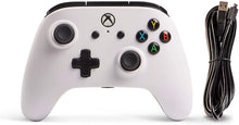 Carica l&#39;immagine nel visualizzatore di Gallery, PowerA Controller cablato Licenza ufficiale di Microsoft e compatibile con Xbox One, Xbox One S, Xbox One X e Windows 10, Bianco