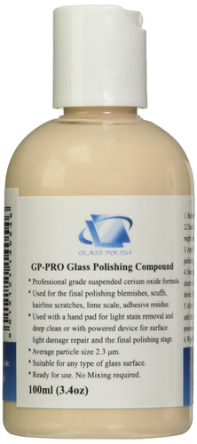 Glass Polish - Pasta Lucidante per Vetri Granulare (Ossido di Cerio Extra...