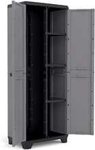 Carica l'immagine nel visualizzatore di Gallery, Keter Armadio Portascope Stilocon 3 Ripiani Regolabili, Colore Grigio, 68 x 39 x 173 cm