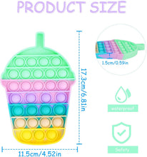 Carica l'immagine nel visualizzatore di Gallery, GUBOOM Pop It, Popit, Poppit, Pop It Fidget Toy, Pop It Gelato, Pop It ghiacciolo, Pop It Gioco, Push Pop Bubble Sensory Fidget Toy, Pop It Push It Fidget Toy, Fidget Toy Poppit Antistress Bambini Bere Tazza