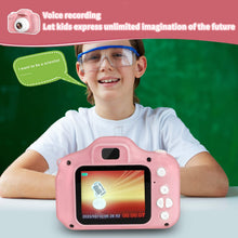 Carica l'immagine nel visualizzatore di Gallery, LANXUN Macchina Fotografica per Bambini, Videocamera Digitale IPS 2.0 Pollici Giocattoli per Regalo di Natale di Compleanno, Fotocamera per Bambini con Scheda SD da 32GB per 3-7 Anni Ragazze Ragazzi Rosa