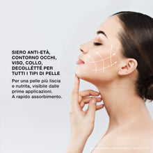 Carica l'immagine nel visualizzatore di Gallery, Dahlia Cosmesi Bava di Lumaca Pura Siero Viso x Contorno Occhi, Cicatrici Acne, Made In Italy, 30ml