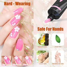 Carica l&#39;immagine nel visualizzatore di Gallery, Gel Ricostruzione Unghie, Kastiny 6 Gel per Unghie Colori con Slip Solution, Rosa Nudo Bianco Marrone Extension Acrygel Polygel Set con Unghie Finte/Pennello/Base e Top coat, Nail Art Salon