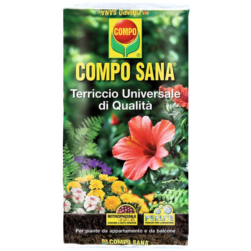 Compo Sana Universale LT. 80 Terriccio da Giardino, Unica, Multicolore - Ilgrandebazar