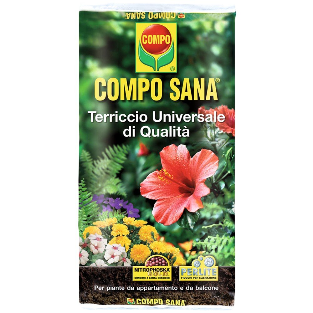 Compo Sana Universale LT. 80 Terriccio da Giardino, Unica, Multicolore - Ilgrandebazar