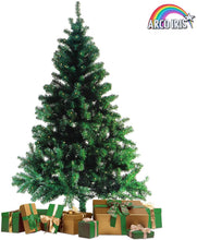 Carica l'immagine nel visualizzatore di Gallery, Arcoiris Albero di Natale artificiale extra imbottito abete artificiale supporto metallico 90-240 cm (180 cm), albero verde)