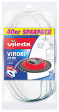 Carica l&#39;immagine nel visualizzatore di Gallery, Vileda - Panni cattura-polvere di ricambio per robot Virobi, sottili 40 pezzi - Ilgrandebazar