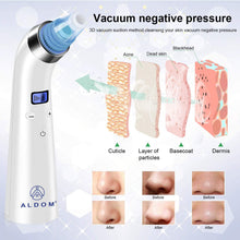 Carica l&#39;immagine nel visualizzatore di Gallery, Aspiratore Punti Neri Rimozione di Comedone Aspira Punti Neri Estrattore Punti Neri Professionale Punti Neri USB Ricaricabile Rimozione Punti Neri Pulizia Viso Punti Neri per Comedoni Brufoli Acne