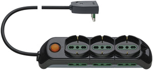 Vimar FP00531.C Presa Multipla con Interruttore Luminoso, 3 Prese... - Ilgrandebazar