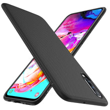 Carica l&#39;immagine nel visualizzatore di Gallery, iBetter per Samsung Galaxy A70 Cover, Thin Fit Gomma Morbida Protettiva Nero - Ilgrandebazar