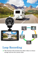 Carica l&#39;immagine nel visualizzatore di Gallery, 【2019 Nuova Versione】 CHORTAU Telecamera per Auto 1080P Full HD, Dashcam...