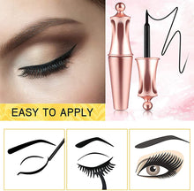 Carica l&#39;immagine nel visualizzatore di Gallery, Ciglia magnetiche, kit per ciglia e eyeliner magnetici aggiornati Aikvigss, ciglia magnetiche con eyeliner, ciglia finte 5 paia con pinzette, facili da indossare