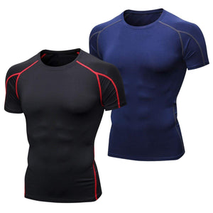 Niksa 2 Pezzi Fitness T-Shirt Maglia Manica Lunga Compressione Uomo Maniche... - Ilgrandebazar