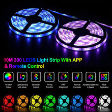 Carica l&#39;immagine nel visualizzatore di Gallery, 10M Bluetooth Striscia LED Musicale 5050 RGB Impermeabile IP65 SMD,... - Ilgrandebazar