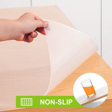 Carica l'immagine nel visualizzatore di Gallery, AiQInu Tappetino per Cassetti,Tappetini Antiscivolo per Cassetti Non-adesivo EVA Trasparente Impermeabile Shearable Tappetini per Cucina Armadietti Cassetti Tavoloe Frigorifero Ripiani (45 * 400cm)