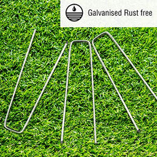Carica l'immagine nel visualizzatore di Gallery, Arvo Garden picchetti di fissaggio chiodi a forma U per prato Weed...