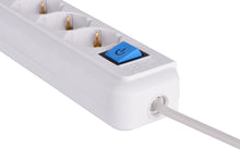 Carica l&#39;immagine nel visualizzatore di Gallery, Electraline 62079 Multipresa 9 Posti Polivalenti (Schuko + 10/16A) con Bianco - Ilgrandebazar