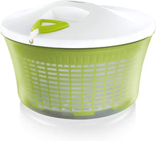 Carica l&#39;immagine nel visualizzatore di Gallery, Leifheit Salad Spinner Signature Contenitore A Centrifuga per Insalata, Acciaio Inossidabile, Verde, Grande